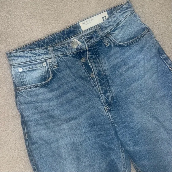 Rag & Bone Alex High Rise Straight Jeans - Picture 4 of 6